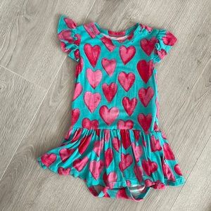 Valentine’s Heart Bodysuit Dress